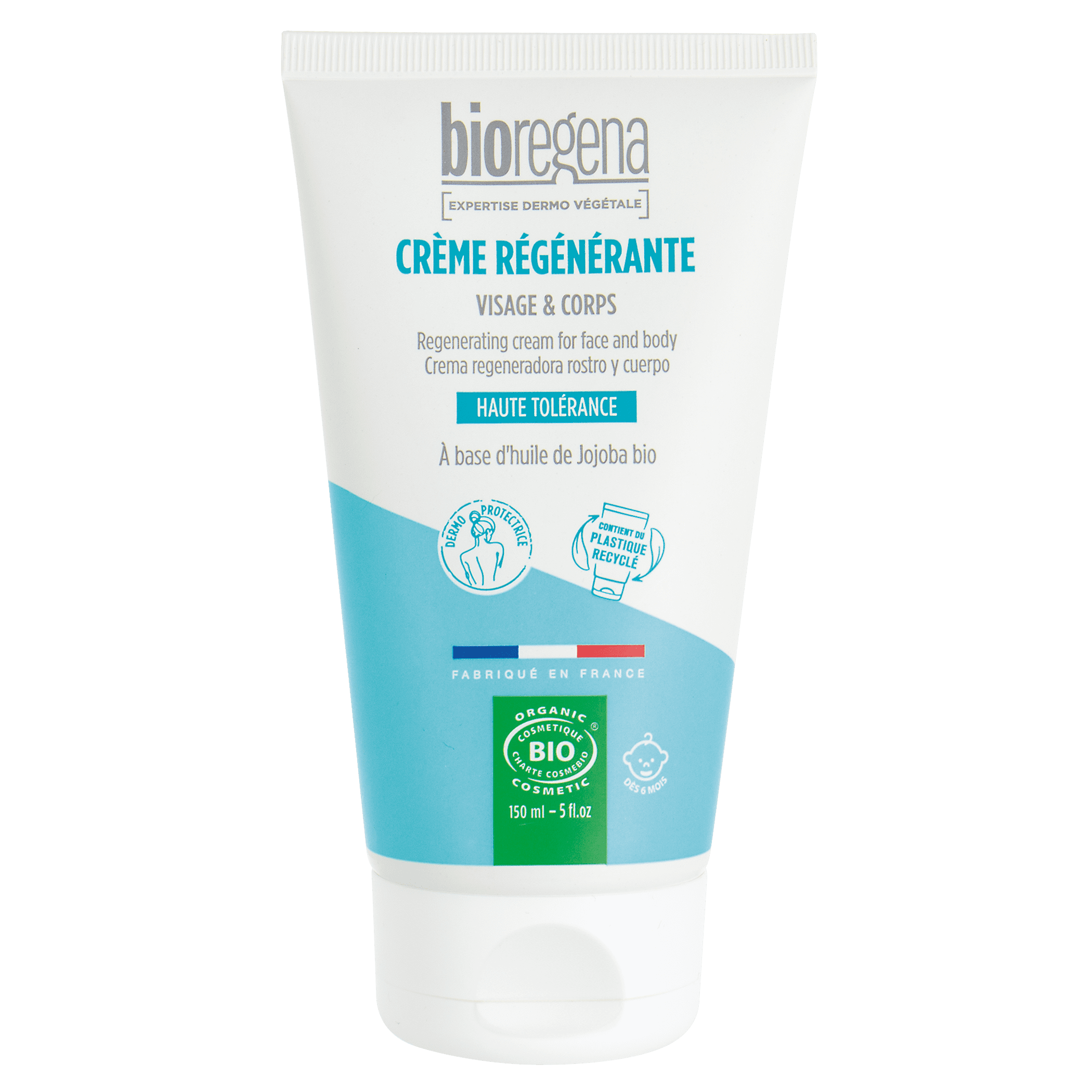 Crème regenérante visage et corps 150ml - Dés 6 mois