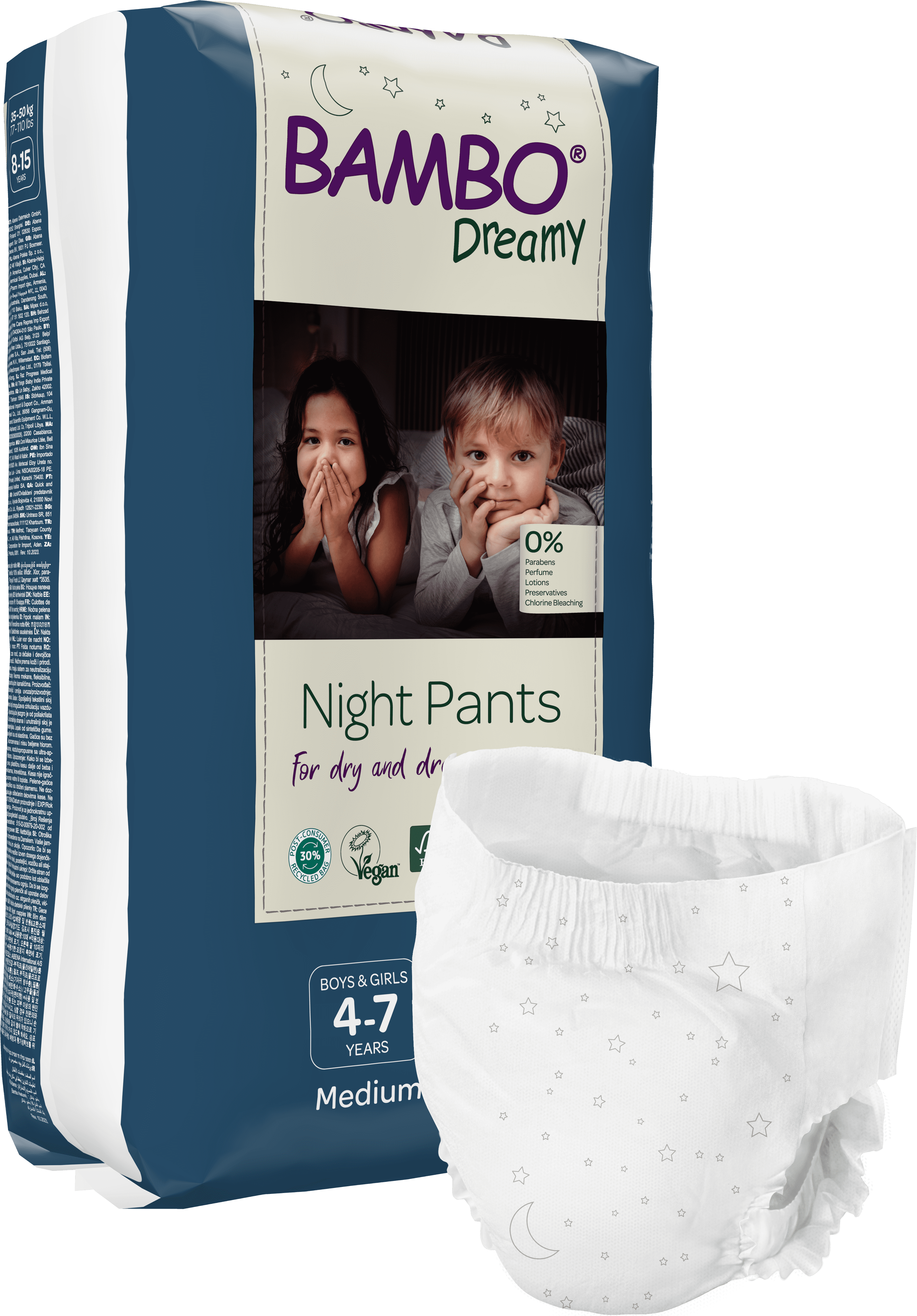 BAMBO Dreamy UNISEXE 4-7 ans 15-35 kg
