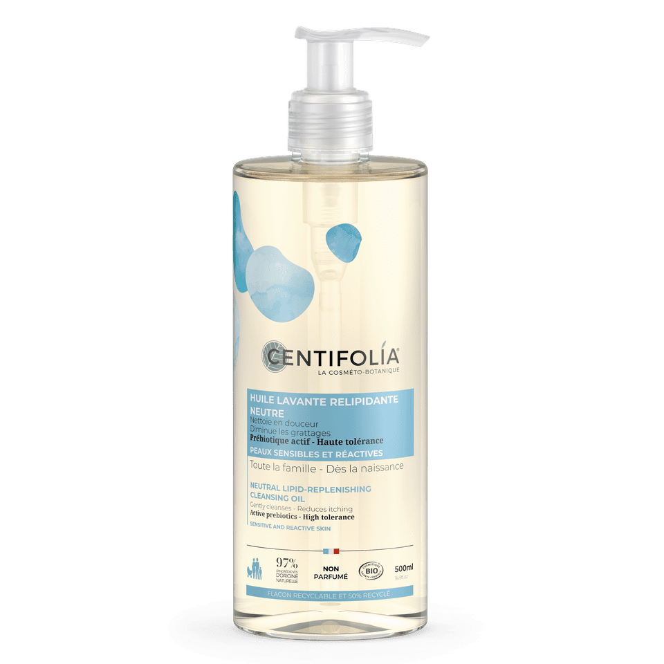 HUILE LAVANTE RELIPIDANTE aux prebiotiques 500ml,