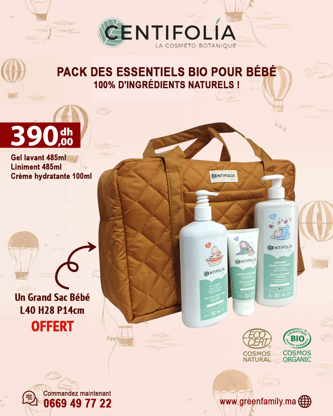 Pack des Essentiels BIO pour Bébé – 100% d'ingrédients naturels !