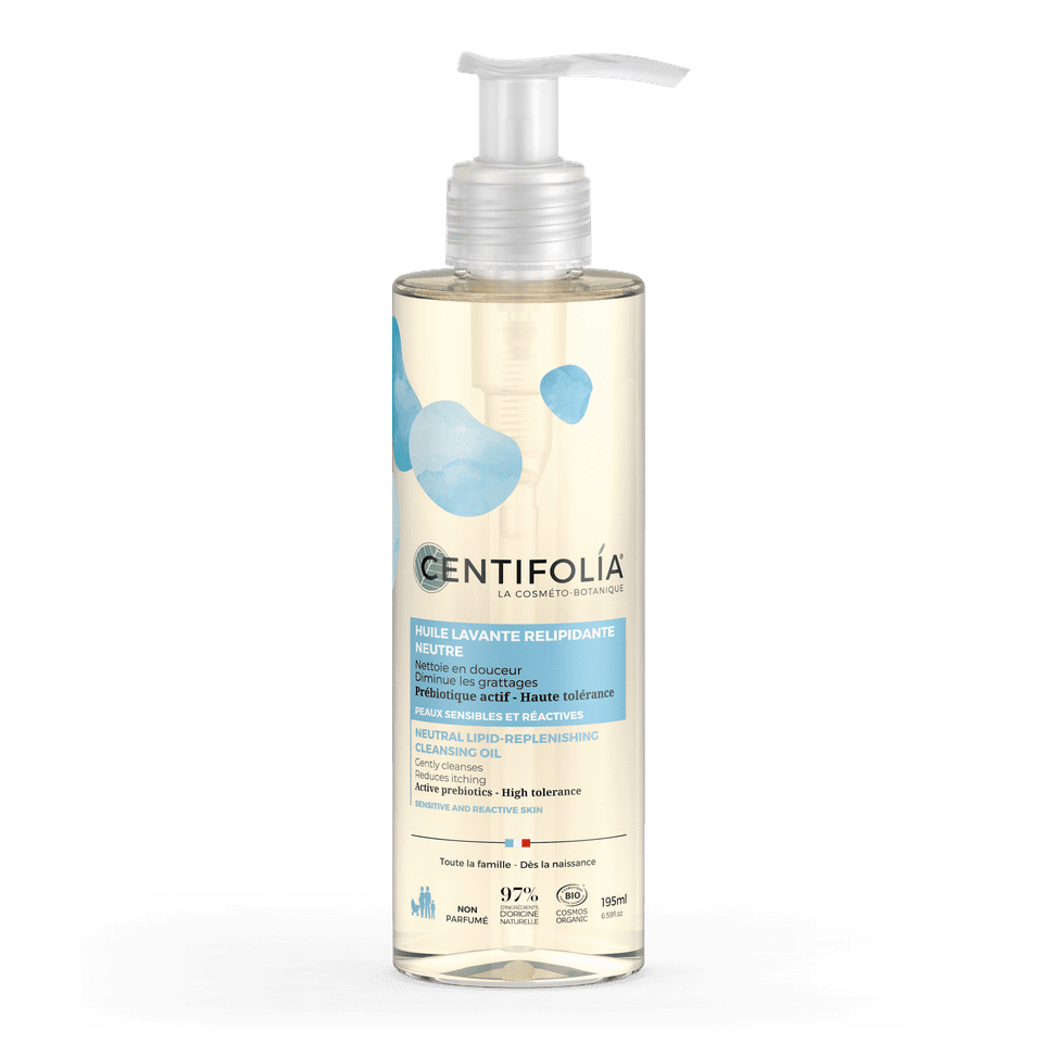 HUILE LAVANTE RELIPIDANTE aux prébiotiques, 195ml