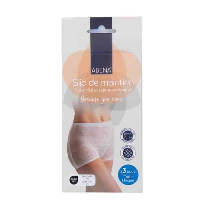 slip de maintien des serviettes post-accouchement ABENA