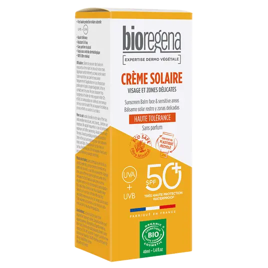 Ecran solaire baume adulte SPF50+ 40ml visage et Zones Délicates