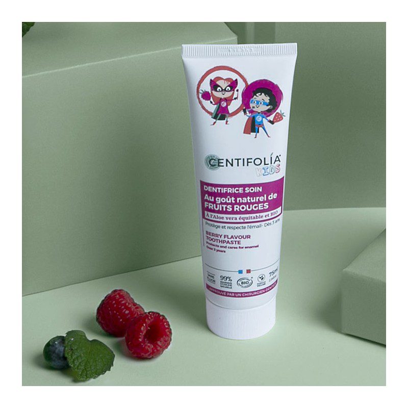 Dentifrice enfant goût fruits rouges 75ml