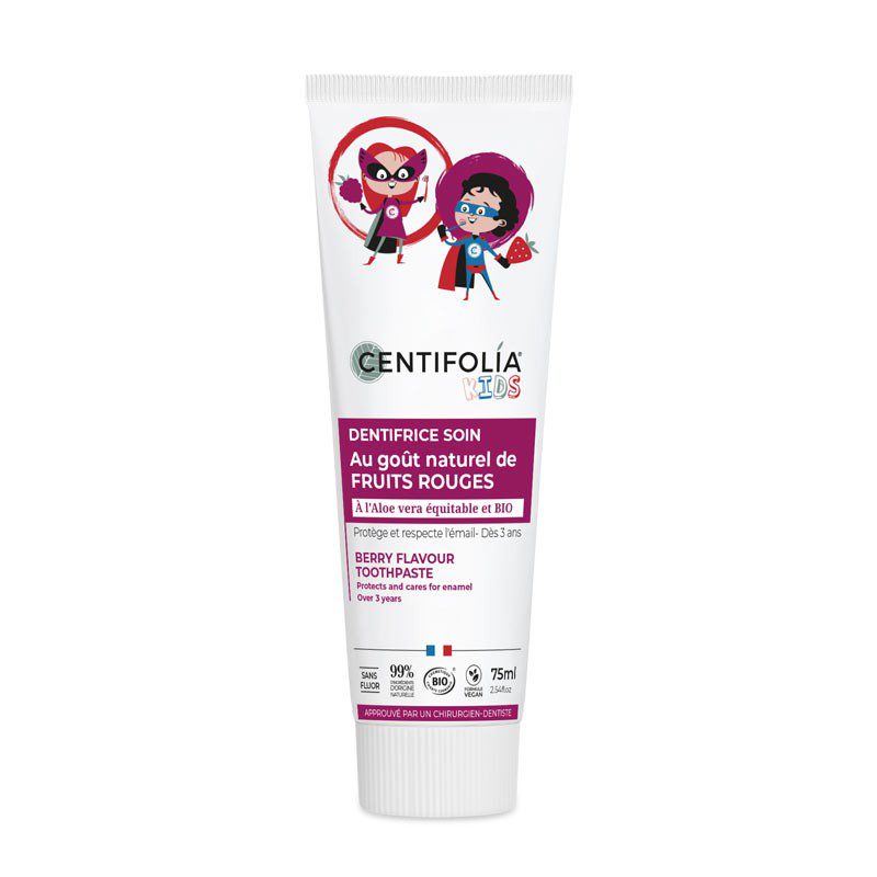 Dentifrice enfant goût fruits rouges 75ml