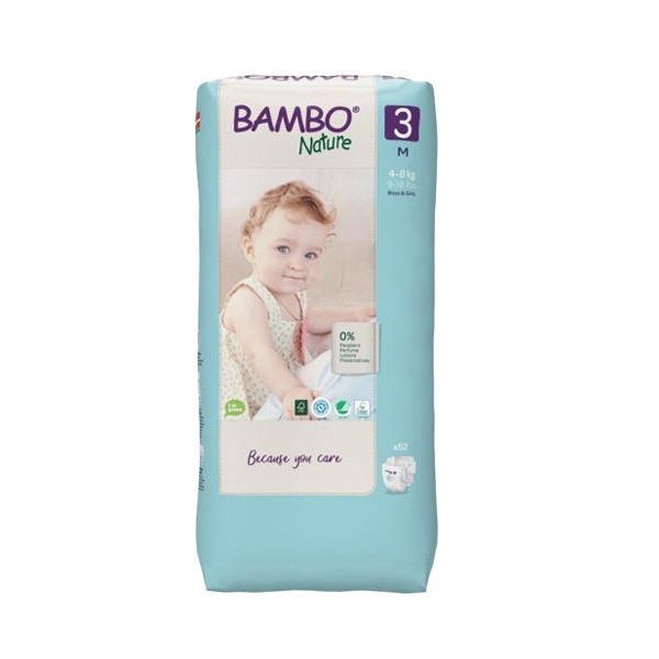 BAMBO NATURE couche bébé 4-8 kg (taille 3)