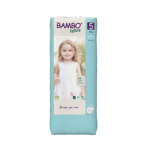 BAMBO NATURE couche bébé 12-18 kg (taille 5)