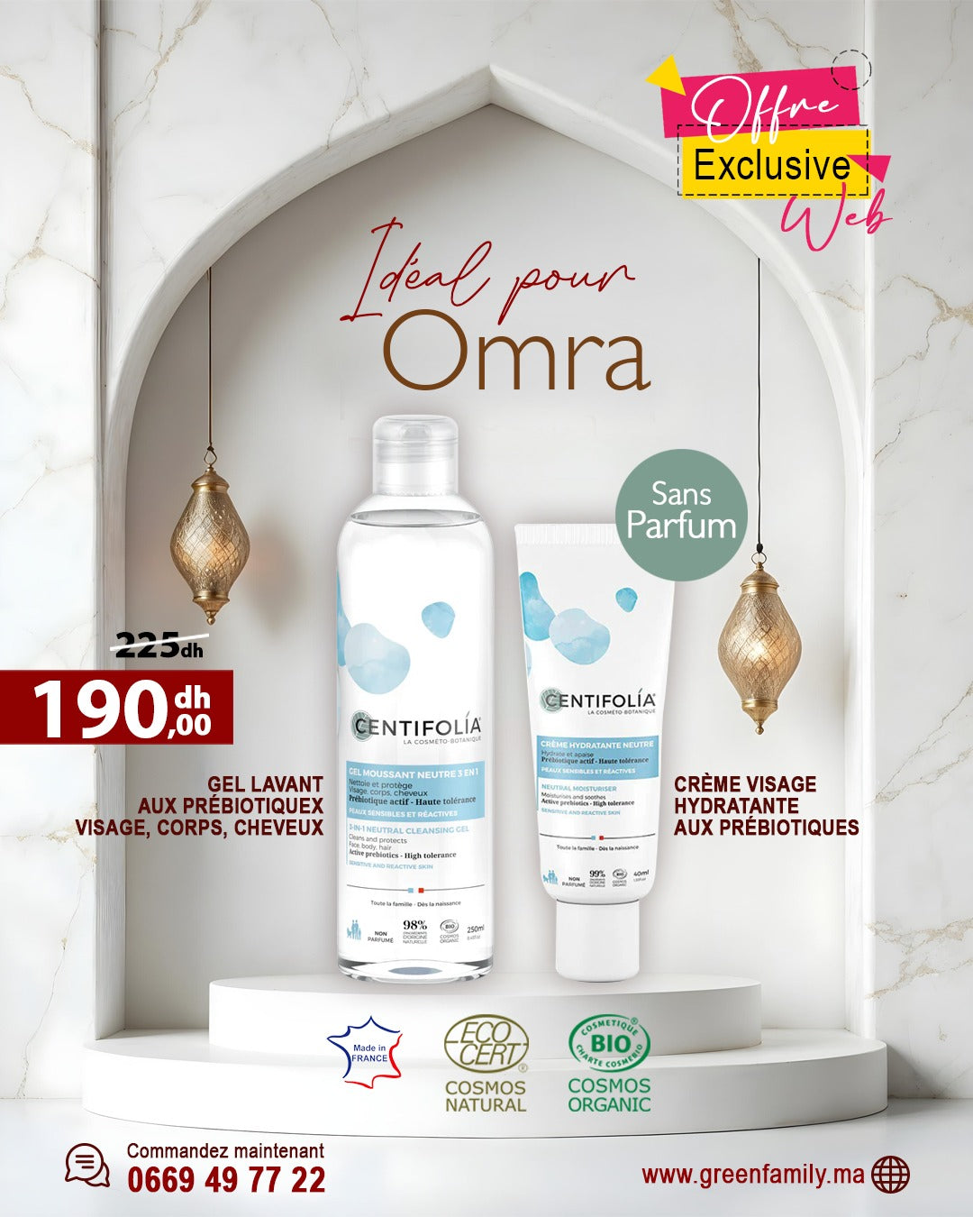 🌙 Idéal pour Omra & peaux sensibles 🌙