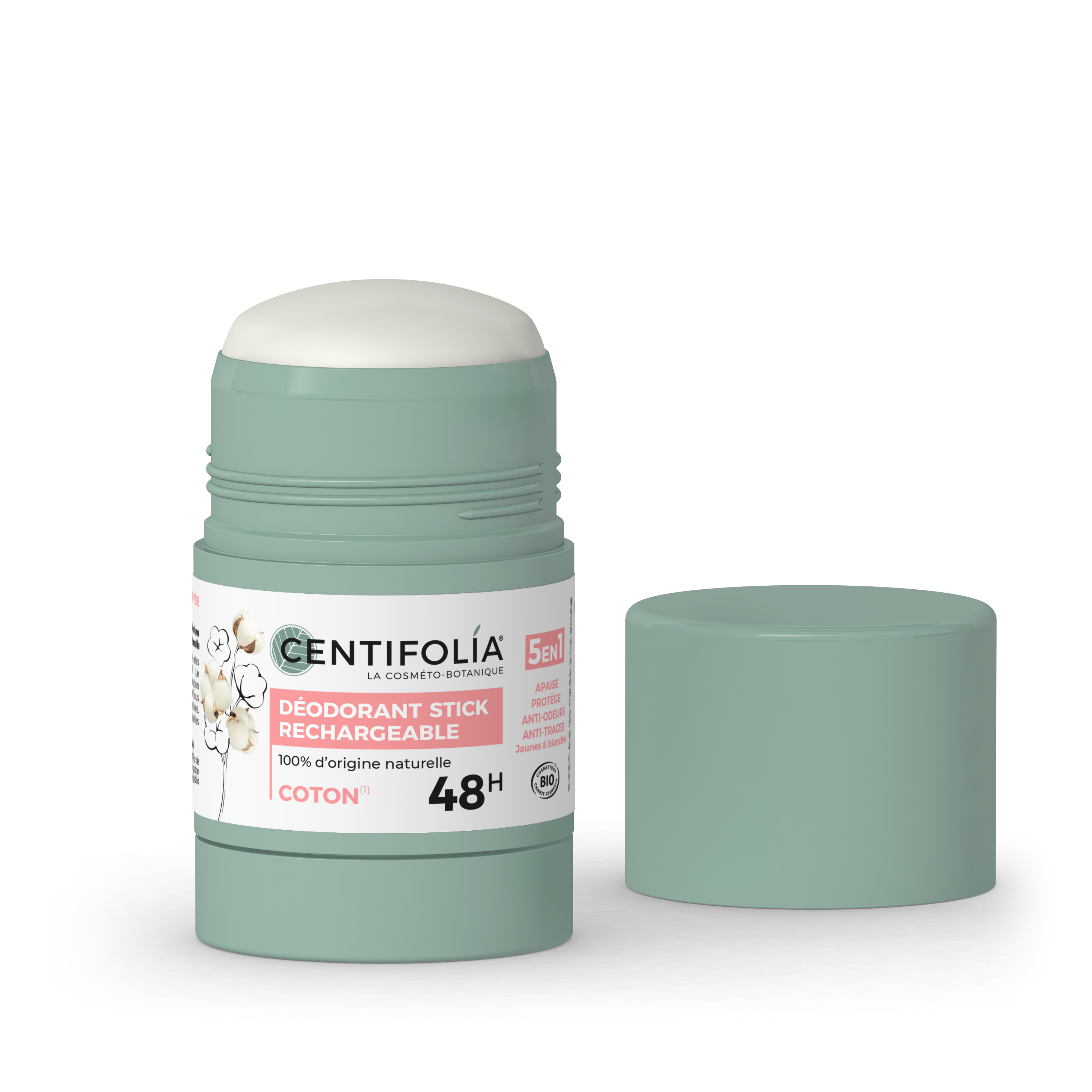 Déodorant BIO CENTIFOLIA 48h - Fleur de Coton
