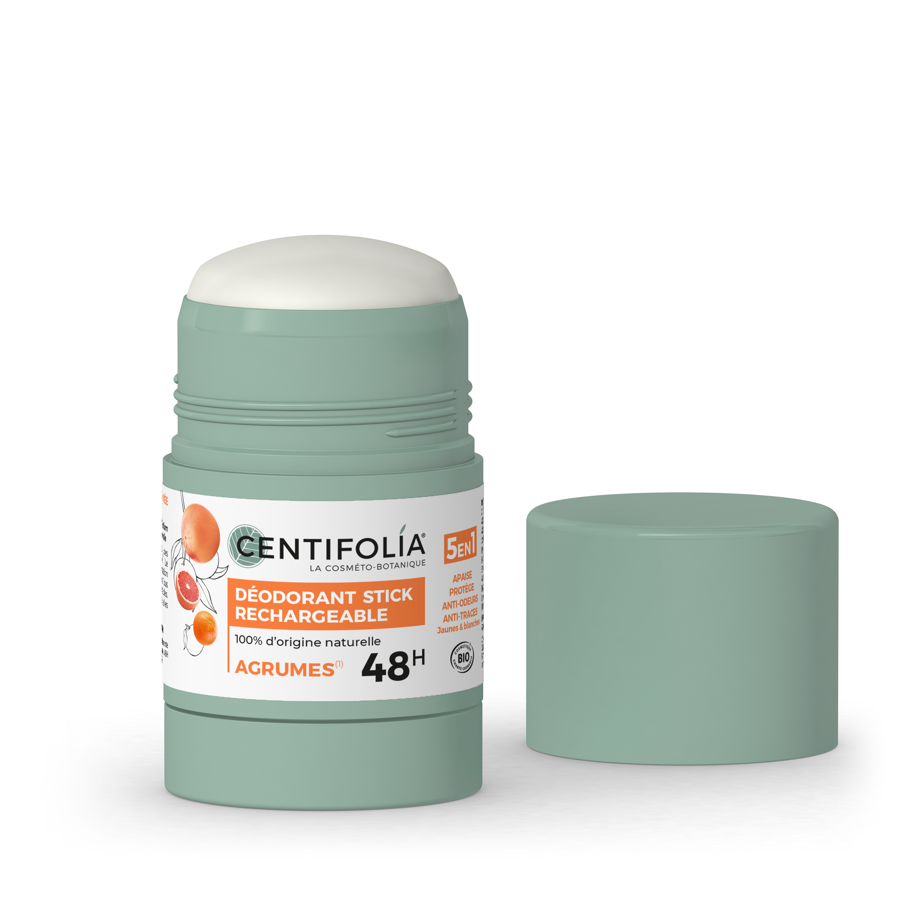 Déodorant BIO CENTIFOLIA 48h - Agrumes