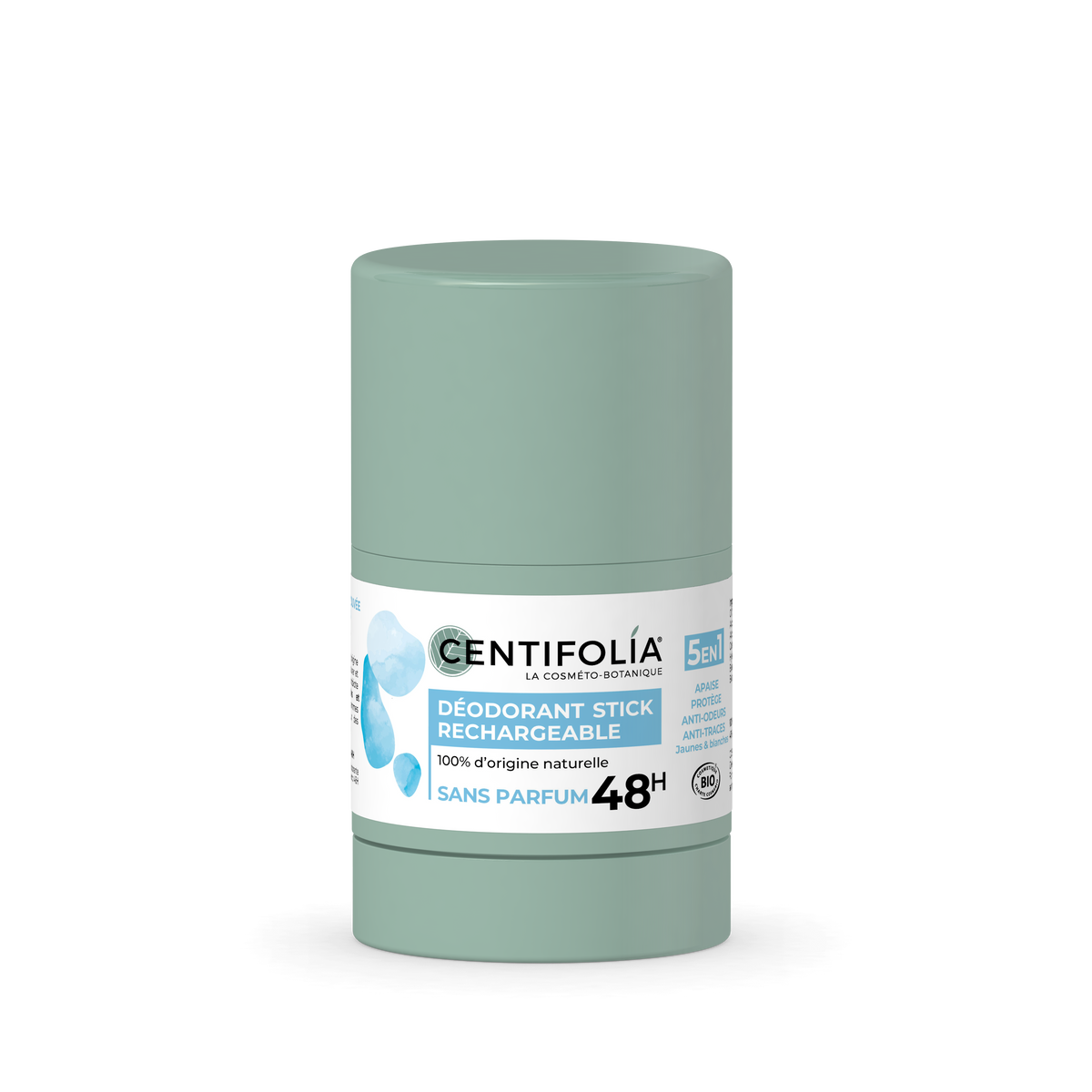 Déodorant BIO CENTIFOLIA 48h - aux prebiotiques - sans Parfum