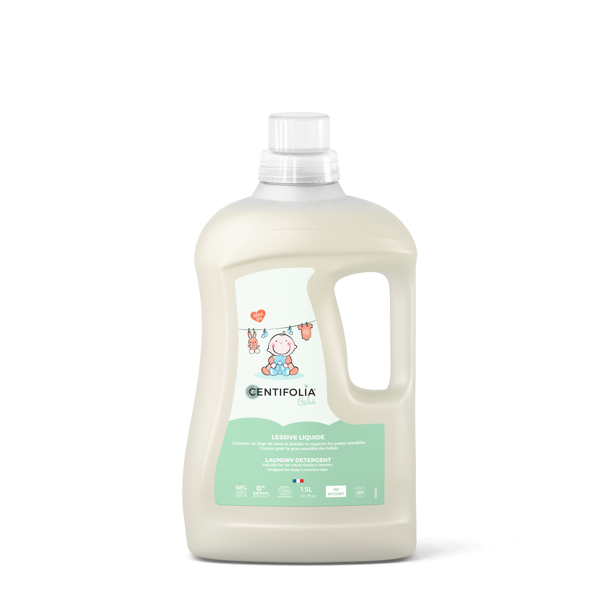 Lessive liquide BEBE CENTIFOLIA - NOUVELLE FORMULE 1,5l