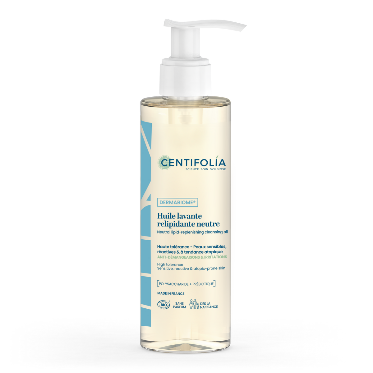 HUILE LAVANTE RELIPIDANTE aux prébiotiques, 195ml