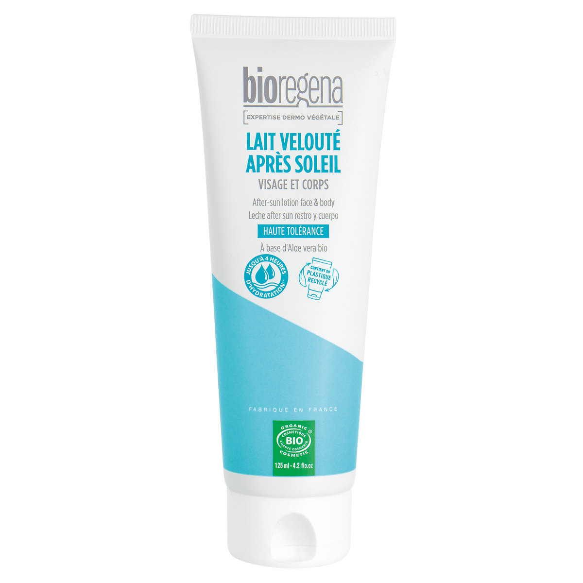 Lait velouté après soleil visage et corps 125ml - adultes et enfants dés 6 ans.