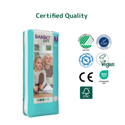 BAMBO NATURE couche bébé 18+kg (taille 7)