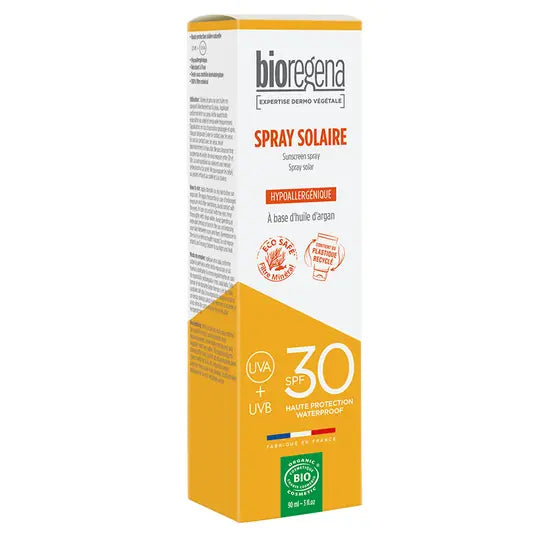Ecran solaire fluide en spray SPF30  visage et corps - Adulte 90ml