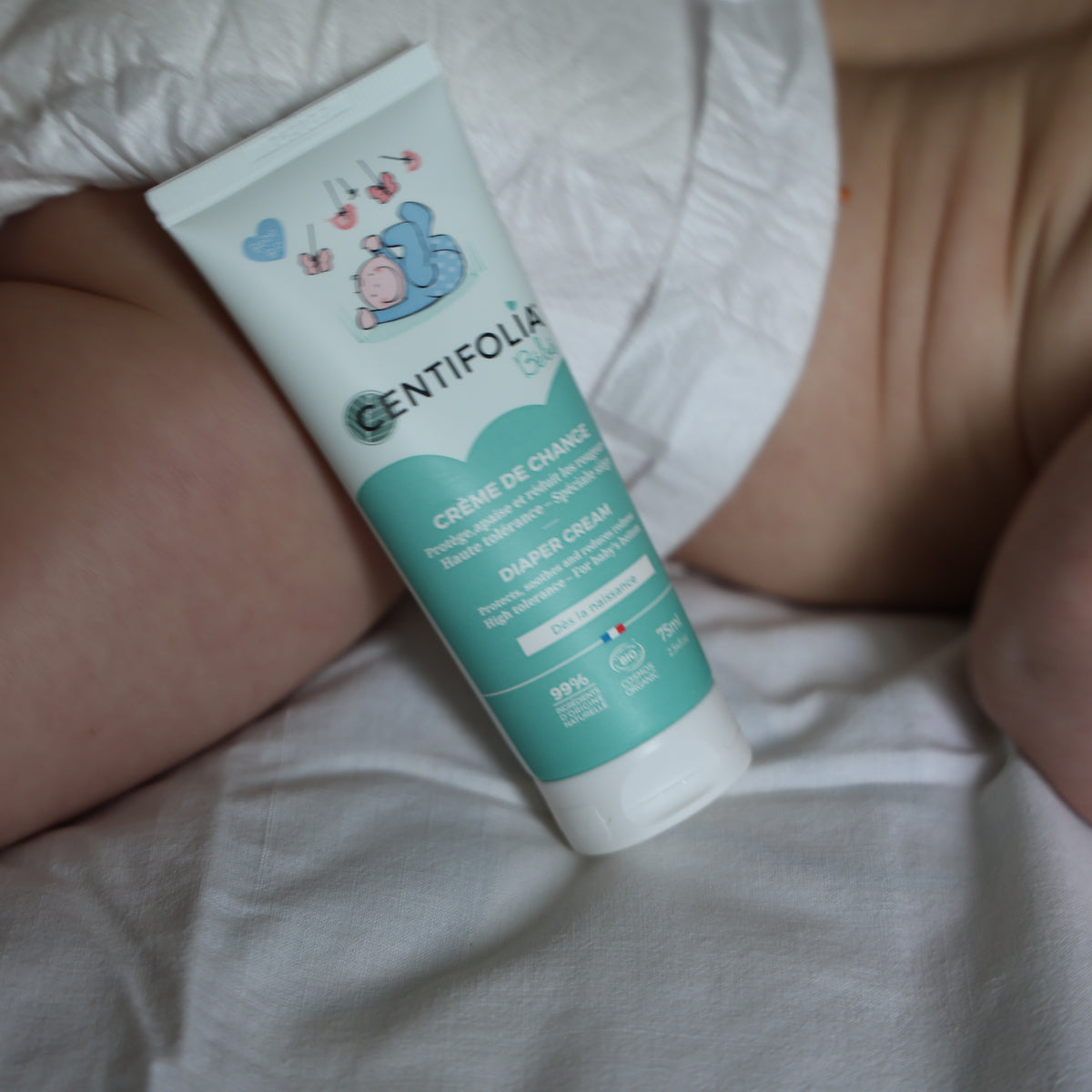Crème de change BIO pour bébé Centifolia - dès la naissance