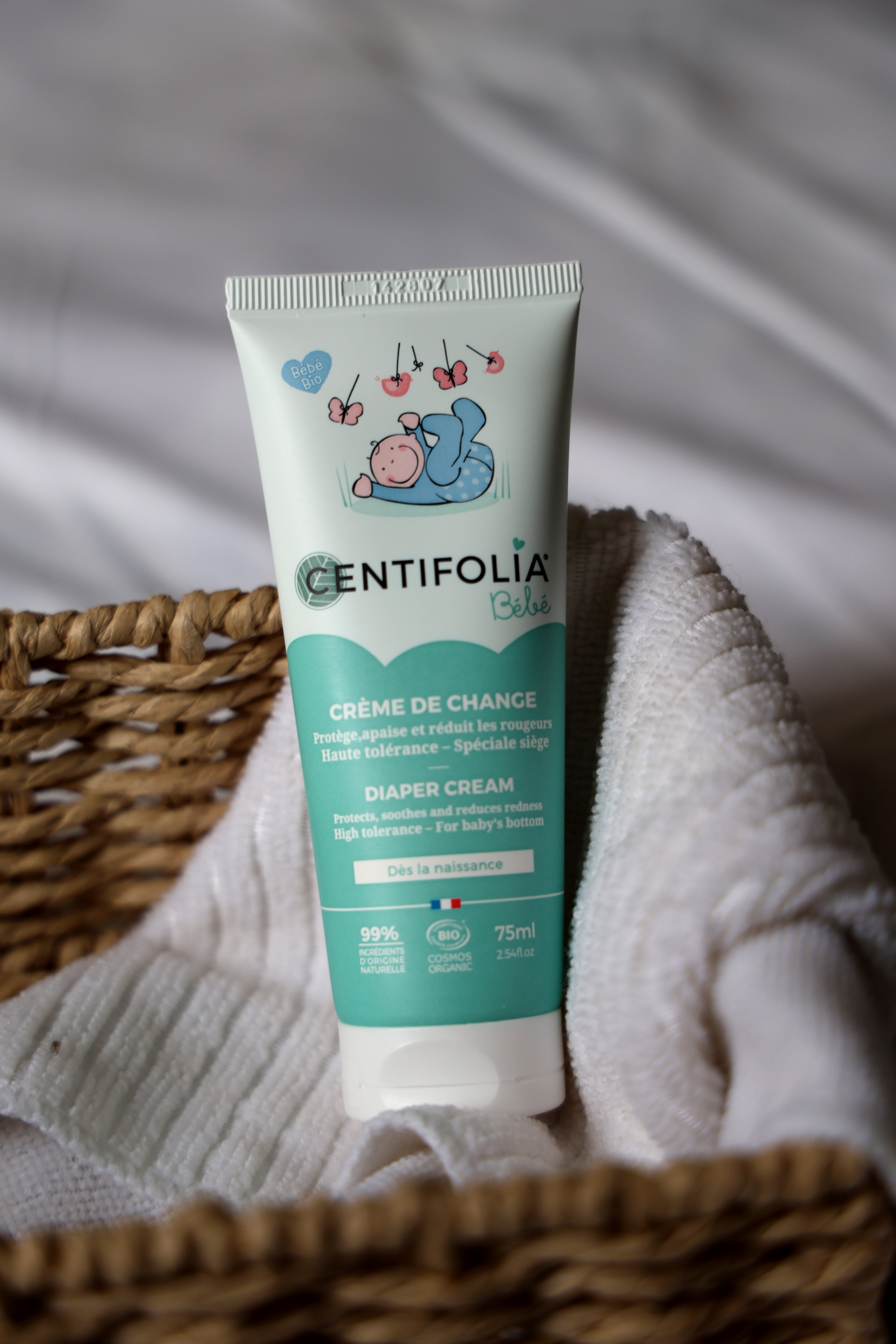 Crème de change BIO pour bébé Centifolia - dès la naissance