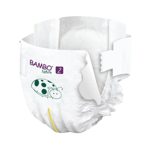 BAMBO NATURE couche bébé 3-6 kg (taille 2)