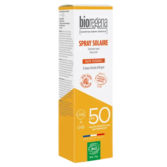 Ecran solaire FLUIDE en spray SPF50  visage et corps -Adulte 90ml
