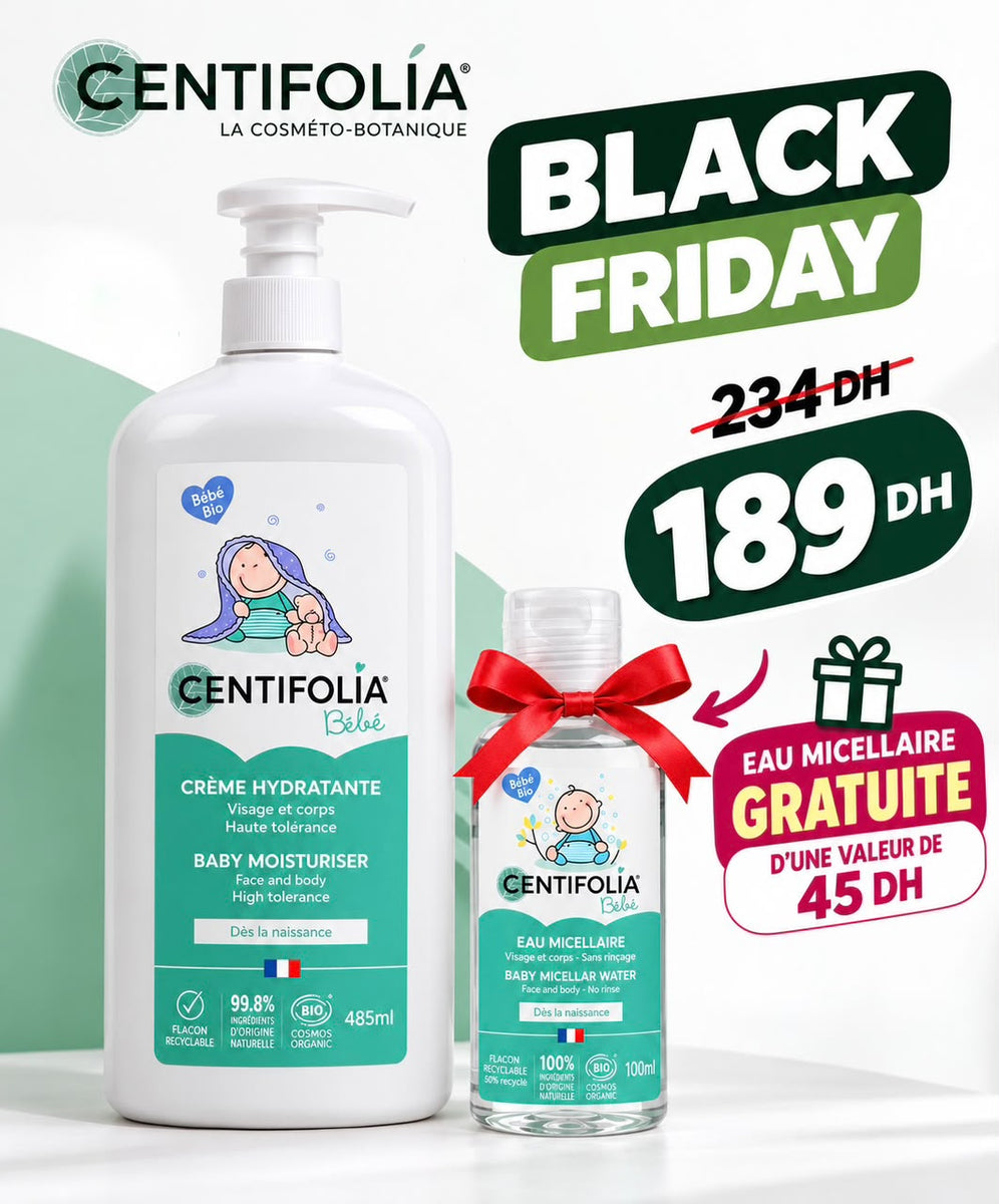 OFFRE BLACK FRIDAY CREME HYDRATANTE BEBE 485ML = EAU MICELLAIRE GRATUITE