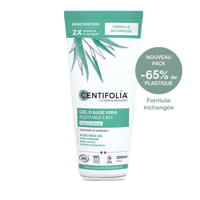 Gel d’aloe vera bio 200ml