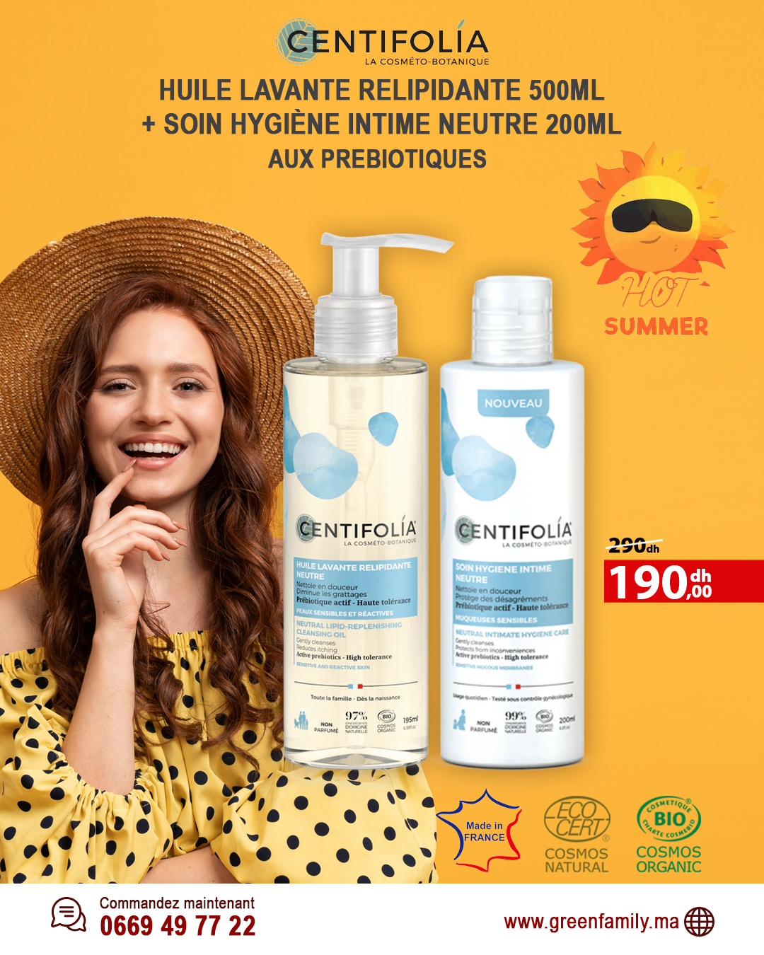 Huile Lavante Relipidante – 500ml + Soin Hygiène Intime Neutre – 200ml