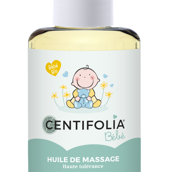 Huile de massage bebe 100ml bio - nouveau flacon spray