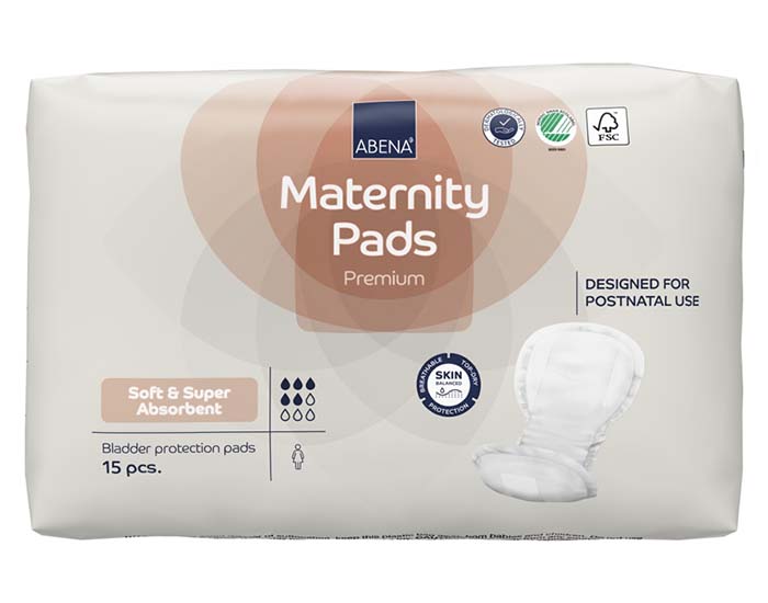 Serviettes Maternité (post accouchement) ABENA 15u