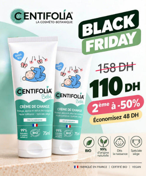 OFFRE BLACK FRIDAY CENTIFOLIA X2 CREME DE CHANGE BÉBÉ BIO