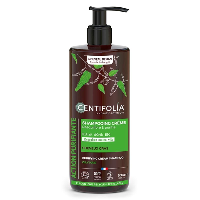 Shampoing Crème purifiant chev gras 500ml